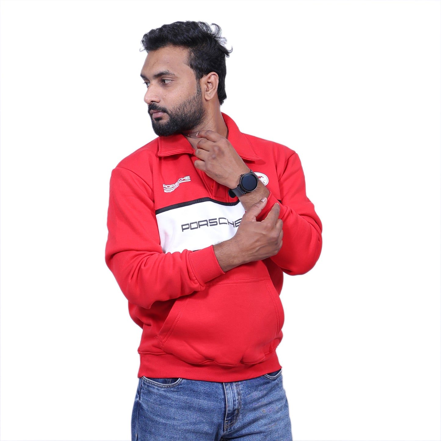 Hugo Boss Porsche Edition Hoodie (Red&White)