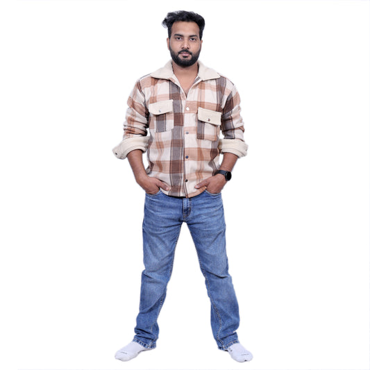 H&M Overwear Long sleeved check shirt