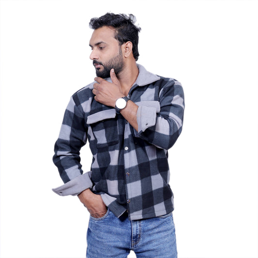 H&M Overwear Long sleeved check shirt