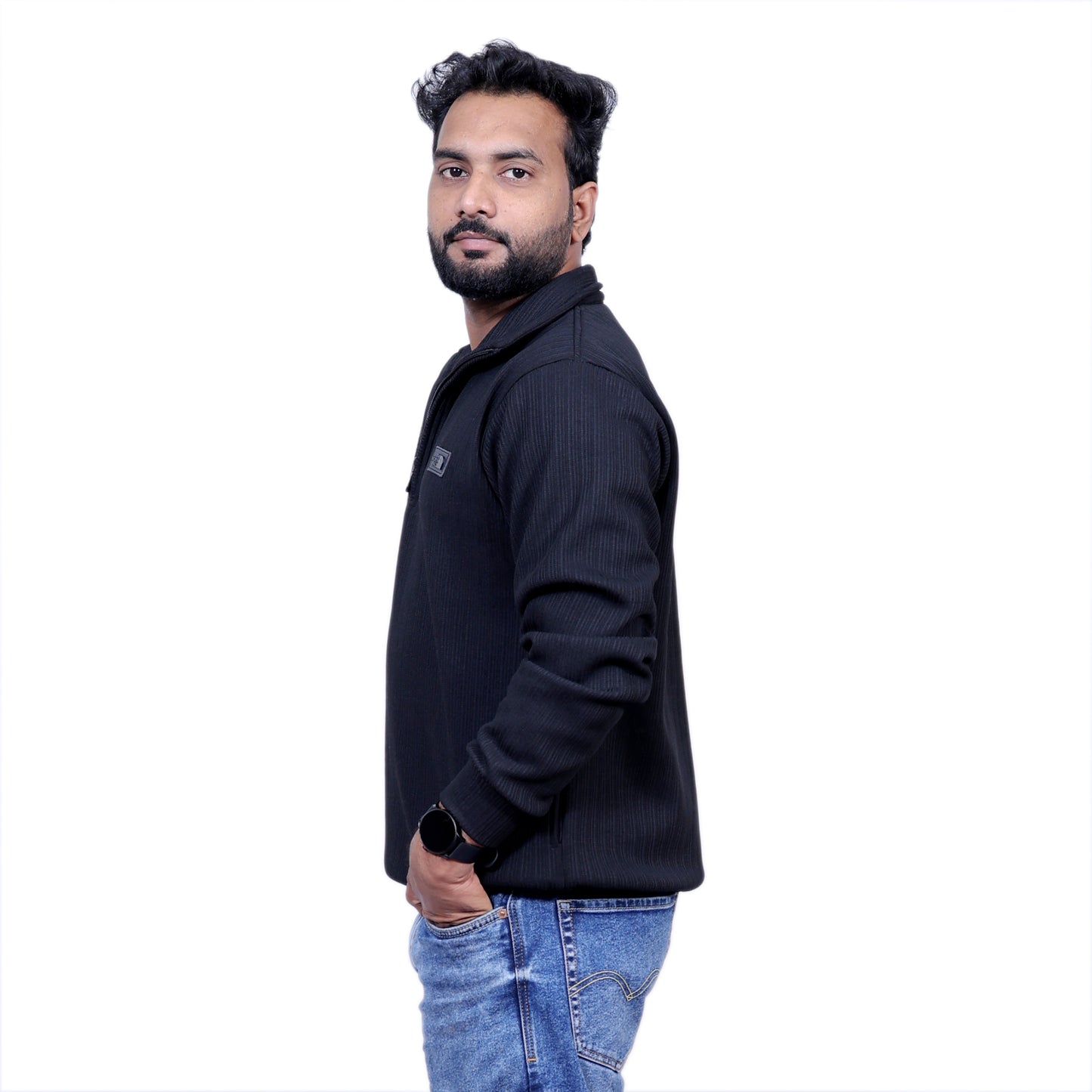 North Face Premium Chained Hoodie (Black)