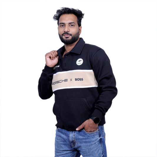 Hugo Boss Porsche Edition Hoodie (Black&Beige)