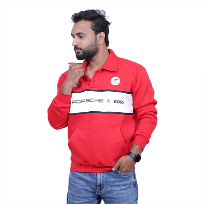 Hugo Boss Porsche Edition Hoodie (Red&White)