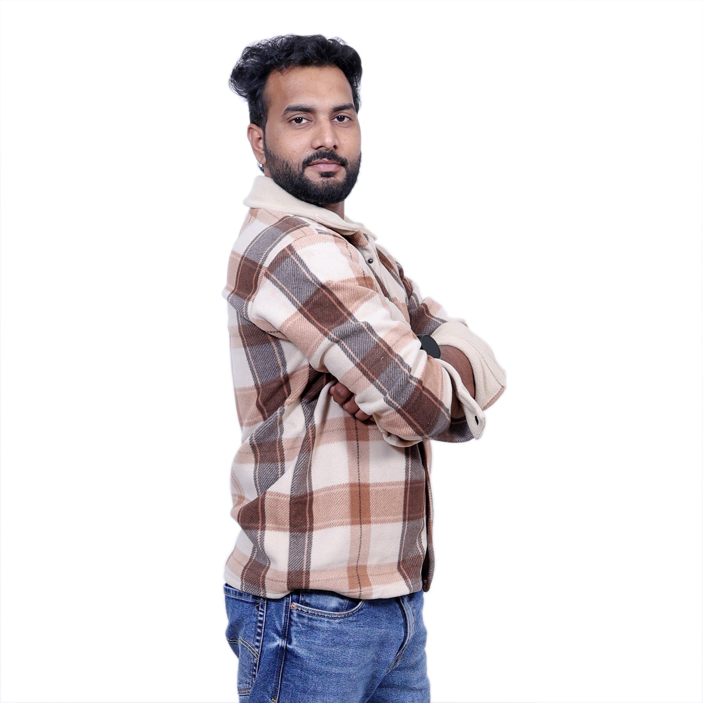 H&M Overwear Long sleeved check shirt