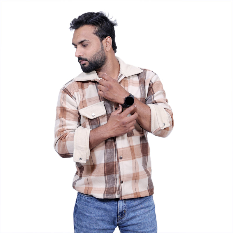 H&M Overwear Long sleeved check shirt