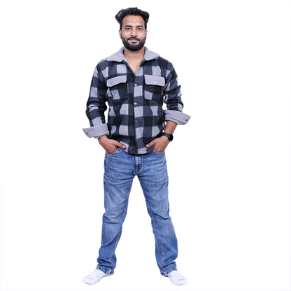 H&M Overwear Long sleeved check shirt