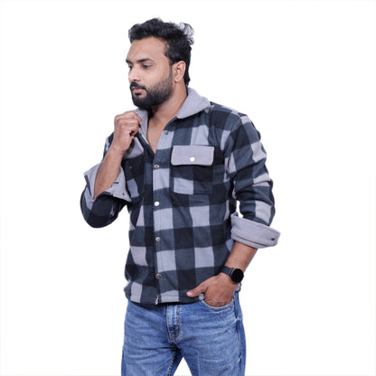 H&M Overwear Long sleeved check shirt