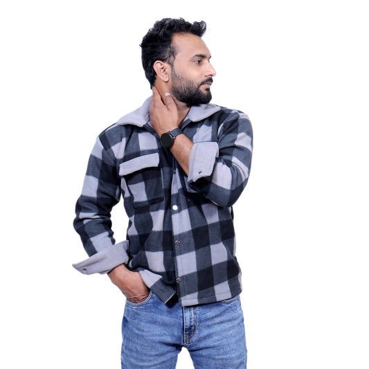 H&M Overwear Long sleeved check shirt