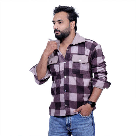 H&M Overwear Long sleeved check shirt