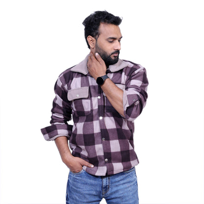 H&M Overwear Long sleeved check shirt