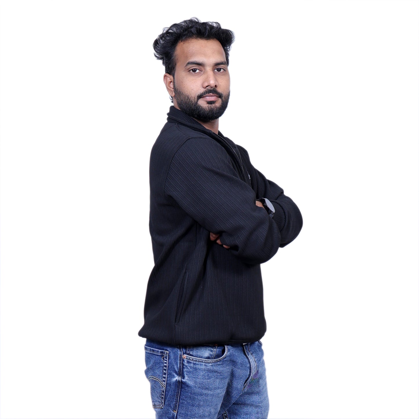 North Face Premium Chained Hoodie (Black)