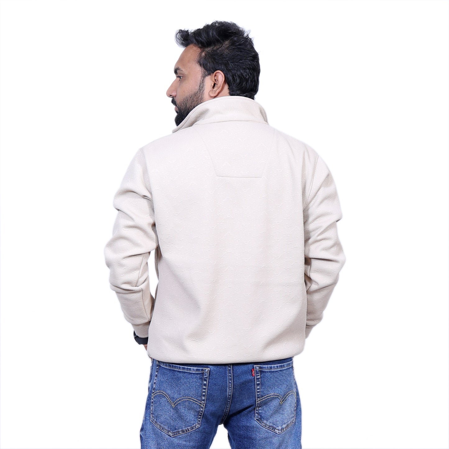 Hugo Boss Premium Chained Hoodie (Light Beige )