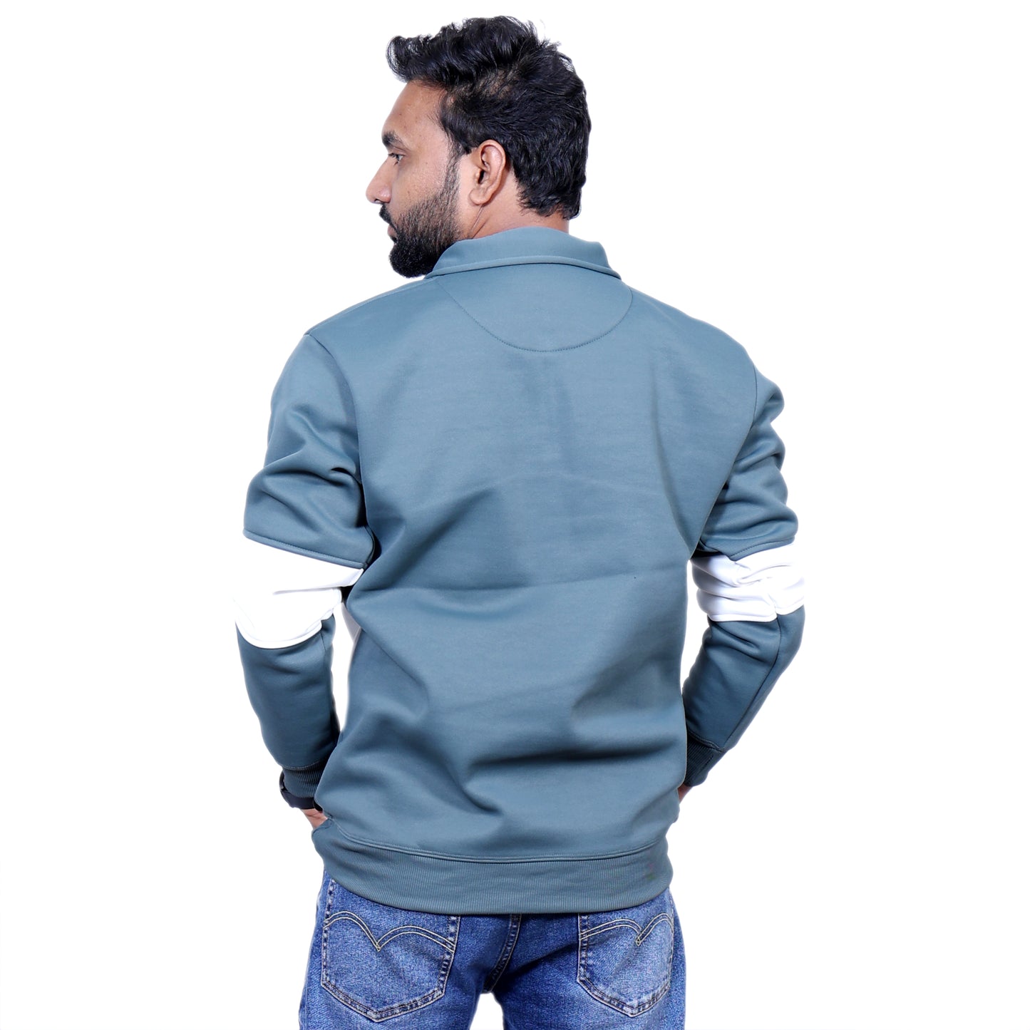 Polo Classy Chained Hoodie (Olive&White)